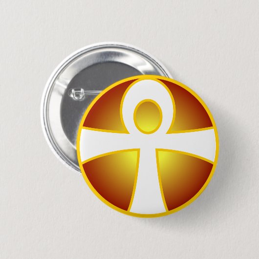 Ankh Button (Vorne & Hinten)
