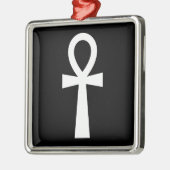 Ankh Egyptian Hieroglyph Ornament Aus Metall (Links)