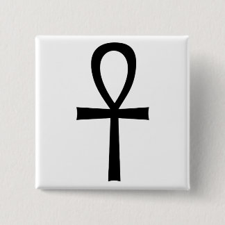 Ankh Egyptian Life Symbol Button