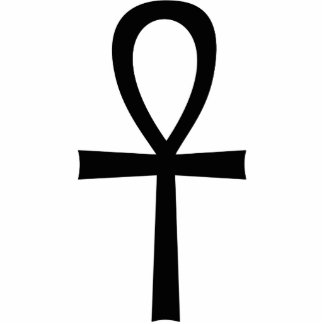 Ankh Egyptian Life Symbol Freistehende Fotoskulptur