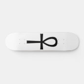 Ankh Egyptian Life Symbol Skateboard (Horizontal)