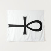 Ankh Egyptian Life Symbol Wandteppich (Vorderseite (Horizontal))