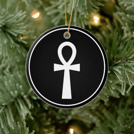 Ankh Egyptian Symbol Ornament (Baum)