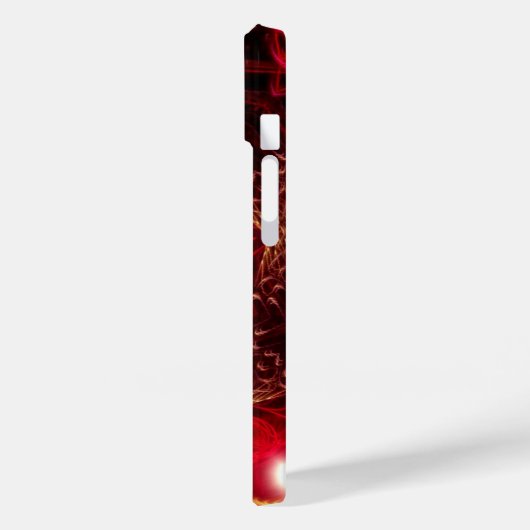 Ankh Energy Red+Gold Custom Monogram Case-Mate iPhone Hülle (Rückseite / Links)