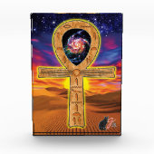Ankh-Farbillustration Acrylblock Fotoblock (Vorderseite)