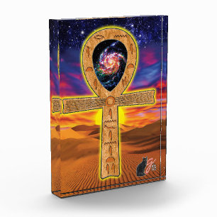 Ankh-Farbillustration Acrylblock Fotoblock