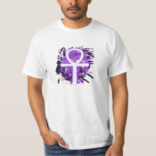 Ankh FarbSpritzer (lila, Männer) T-Shirt