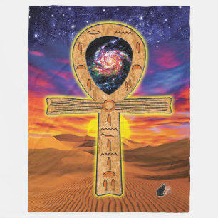 Ankh Fleece Blanket