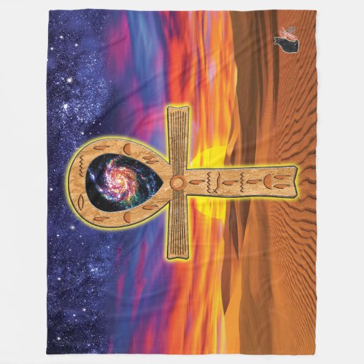 Ankh Fleece Blanket (Vorderseite)