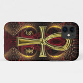 Ankh Gold Goddess Individuelle Name Initials Case-Mate iPhone Hülle (Rückseite (Horizontal))