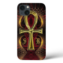 Ankh Gold Goddess Monogram