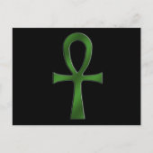 Ankh Green Postkarte (Vorderseite)
