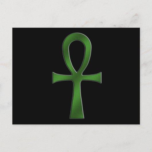 Ankh Green Postkarte (Vorderseite)