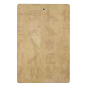 Ankh Key Of Life On Hieroglyph Mini Klemmbrett (Rückseite)