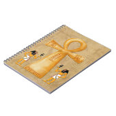 Ankh Key Of Life On Hieroglyph Notebook Notizblock (Linke Seite)
