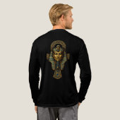 Ankh Key Tri-Blend-Shirt Tri-Blend Shirt (Voller Rücken)