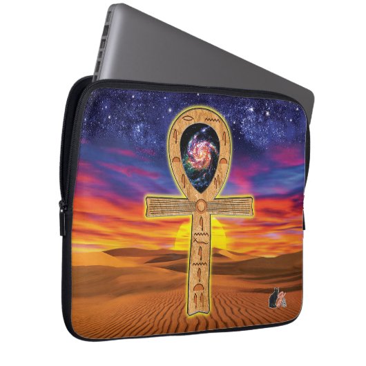 Ankh Laptopschutzhülle (Vorne Rechts)