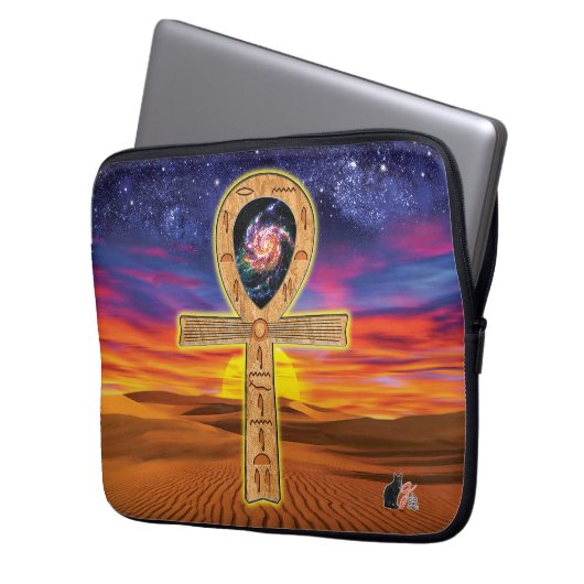 Ankh Laptopschutzhülle (Vorderseite Links)