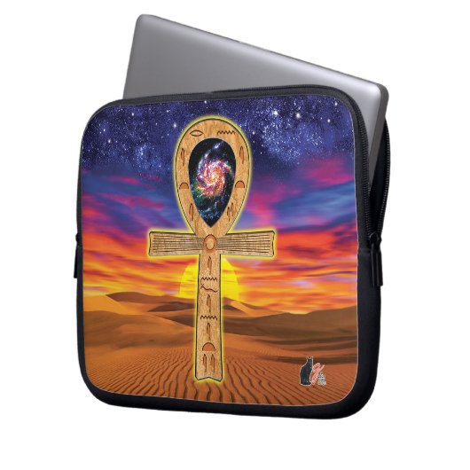 Ankh Laptopschutzhülle (Vorderseite Links)