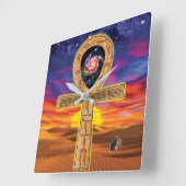 Ankh Large Clock Quadratische Wanduhr (Winkel)