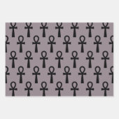Ankh Lila Geschenkpapier Set (Vorderseite)
