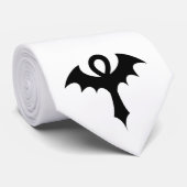 Ankh mit Bat Wings Krawatte (Gerollt)