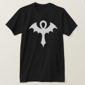 Ankh mit Bat Wings T-Shirt (Design vorne)