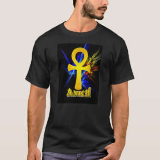Ankh mit Fraktal-Blitz T-Shirt