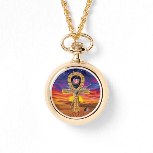 Ankh Necklace Watch Armbanduhr (Vorderseite)