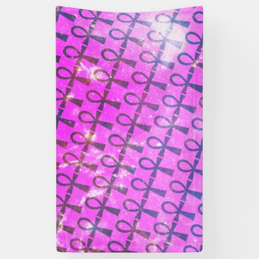 Ankh Pattern Banner (Vertikal)