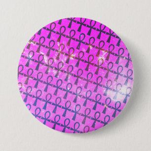 Ankh Pattern Button
