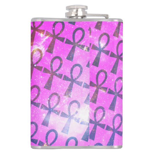 Ankh Pattern Flachmann (Rückseite)