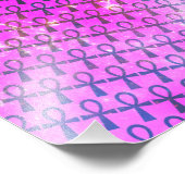 Ankh Pattern Fotodruck (Ecke)