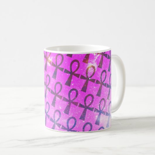 Ankh Pattern Kaffeetasse (VorderseiteRechts)