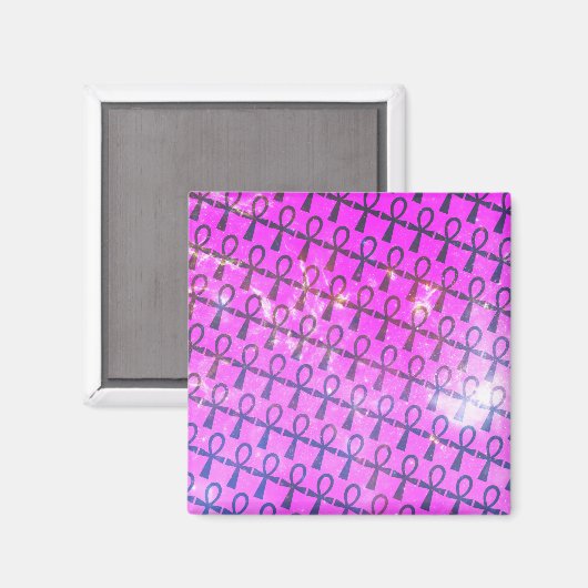 Ankh Pattern Magnet (Vorderseite/Rückseite)