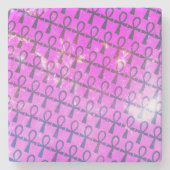 Ankh Pattern Steinuntersetzer (Vorderseite)