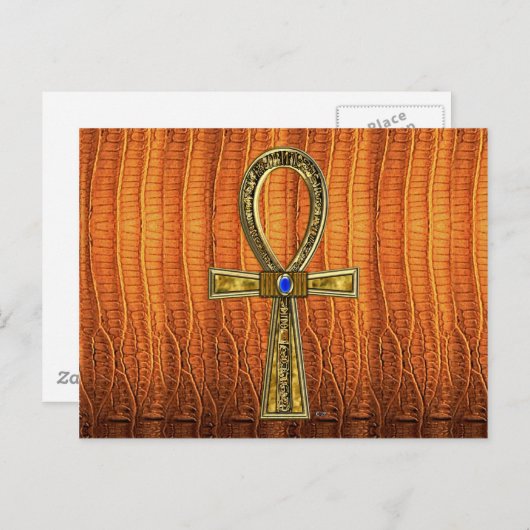 Ankh Postkarte (Vorne/Hinten)