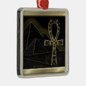 Ankh Pyramid Silbernes Ornament (Rechts)