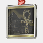 Ankh Pyramid Silbernes Ornament (Links)