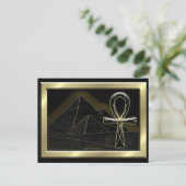 Ankh Pyrimid Postkarte (Stehend Vorderseite)