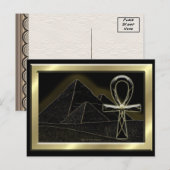 Ankh Pyrimid Postkarte (Vorne/Hinten)