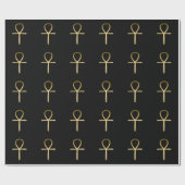 Ankh queres ägyptisches Symbol Geschenkpapier (Flach)