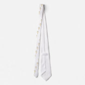 Ankh queres ägyptisches Symbol Krawatte (Rückseite)