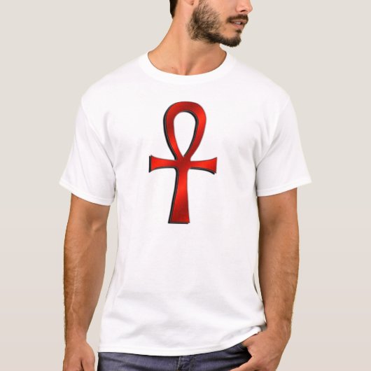 Ankh Rot T-Shirt (Vorderseite)
