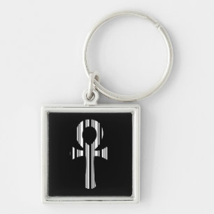 ANKH-SYMBOL-BAR-CODE Ankh-Barcode-Designmuster Schlüsselanhänger