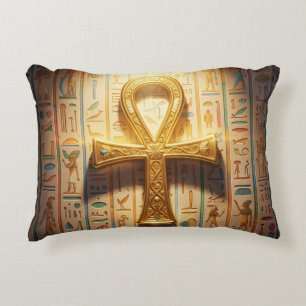 Ankh Symbol Bedeutung – Schlüssel des Lebens´1 Dekokissen