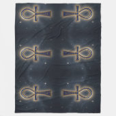 Ankh Symbol Bedeutung – Schlüssel des Lebens´7 Fleecedecke (Vorderseite)