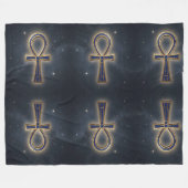 Ankh Symbol Bedeutung – Schlüssel des Lebens´7 Fleecedecke (Vorderseite (Horizontal))