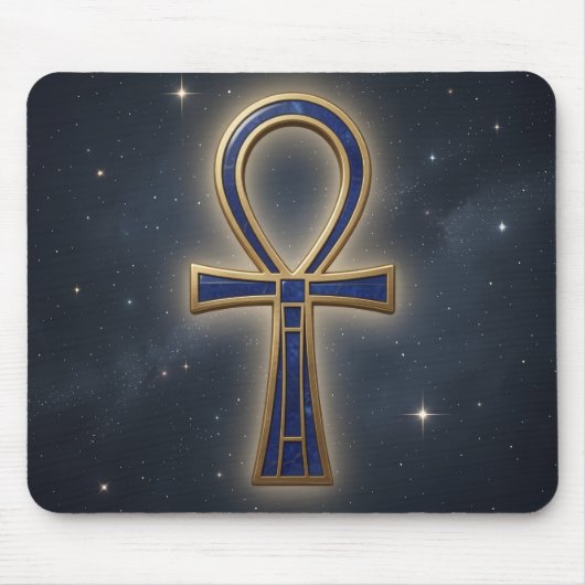 Ankh Symbol Bedeutung – Schlüssel des Lebens´7 Mousepad (Vorne)