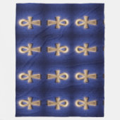 Ankh Symbol Bedeutung – Schlüssel des Lebens Fleecedecke (Vorderseite)